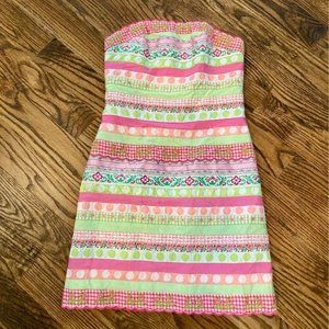 Lilly Pulitzer Strapless Dress size 2